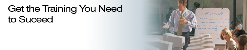Get the training you need to suceed
